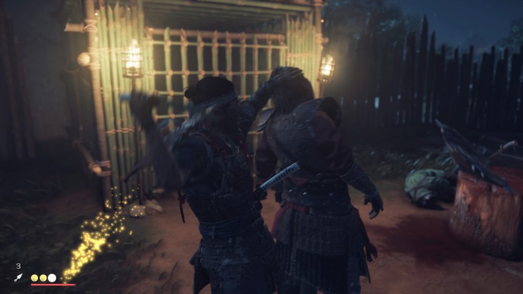 Ghost of Tsushima 武士の本懐 蒙古の野営 頭鷲掴み！