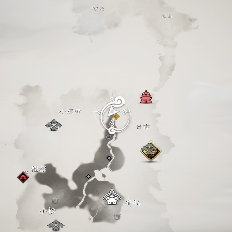 Ghost of Tsushima 武士の本懐 蒙古の野営　マップ