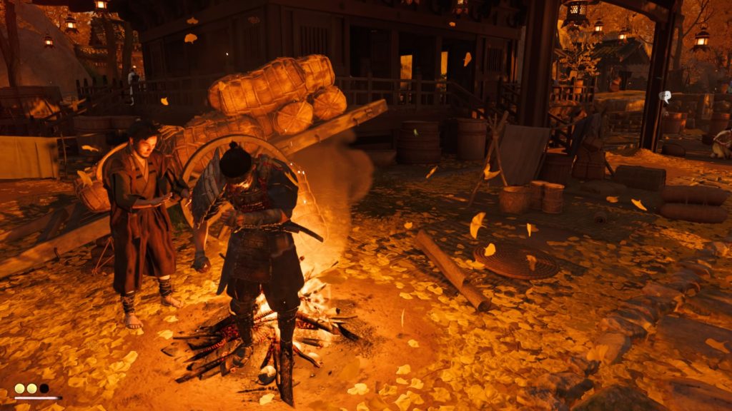 Ghost of Tsushima 自ら火に突っ込む