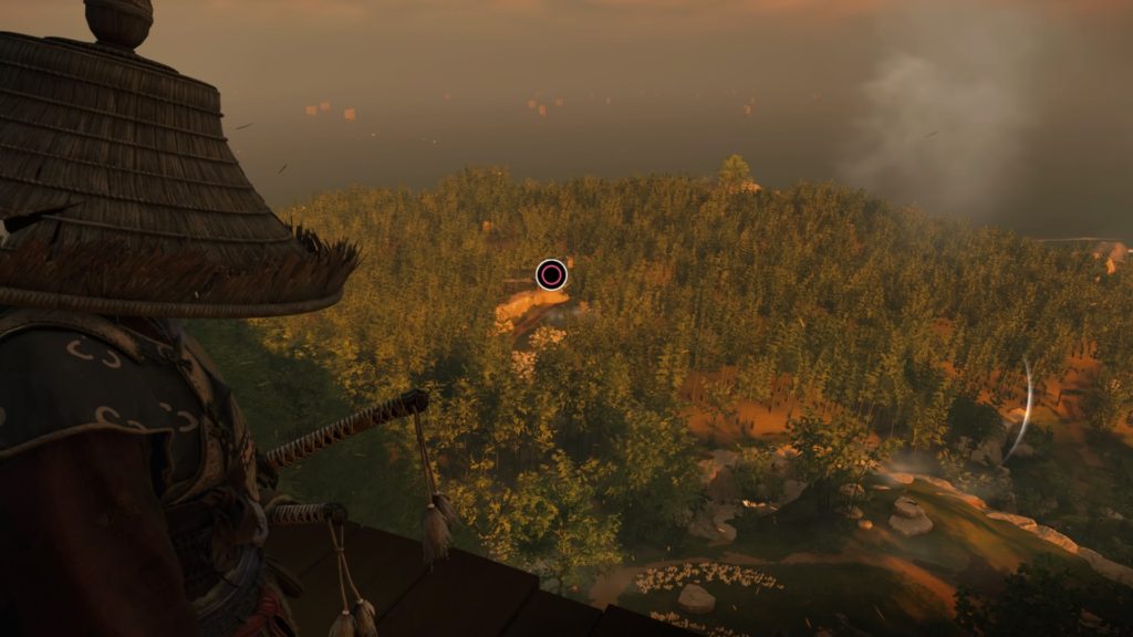 Ghost of Tsushima 傷と過去と（浮世草）怪しい潜伏場所は3つ