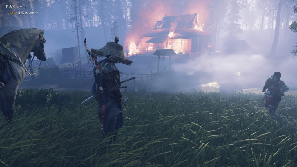 ゴーストオブツシマ 対馬のために（浮世草）民家は襲われていた