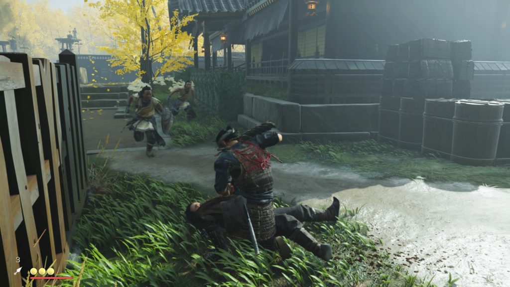 Ghost of Tsushima 小川道場（蒙古の拠点）闇討ちがバレる