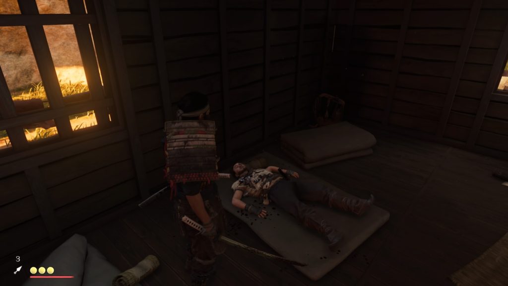 Ghost of Tsushima 小川道場（蒙古の拠点）寝てる蒙古も容赦なし