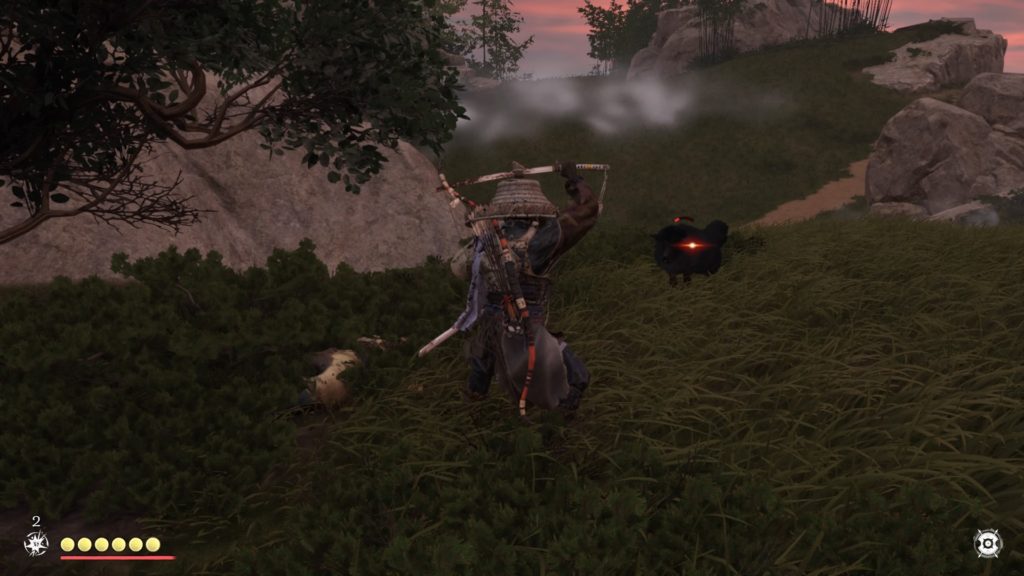 ゴーストオブツシマ　師と弟子と（浮世草）黒犬が地味に怖い