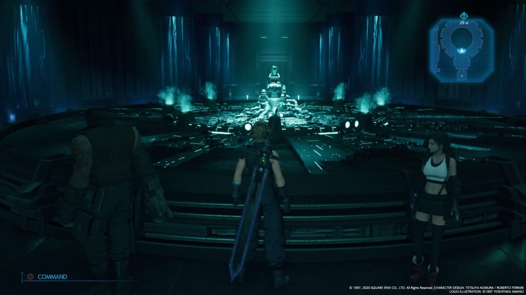 1/10000スケールのミッドガルの模型