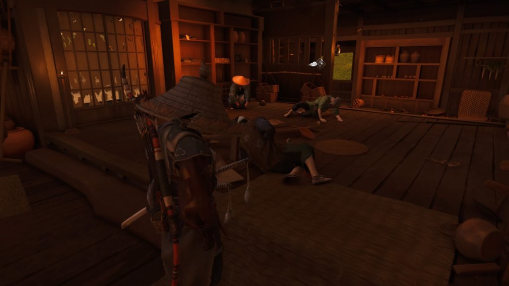 ゴーストオブツシマ　通行証の悲劇　民家の主人