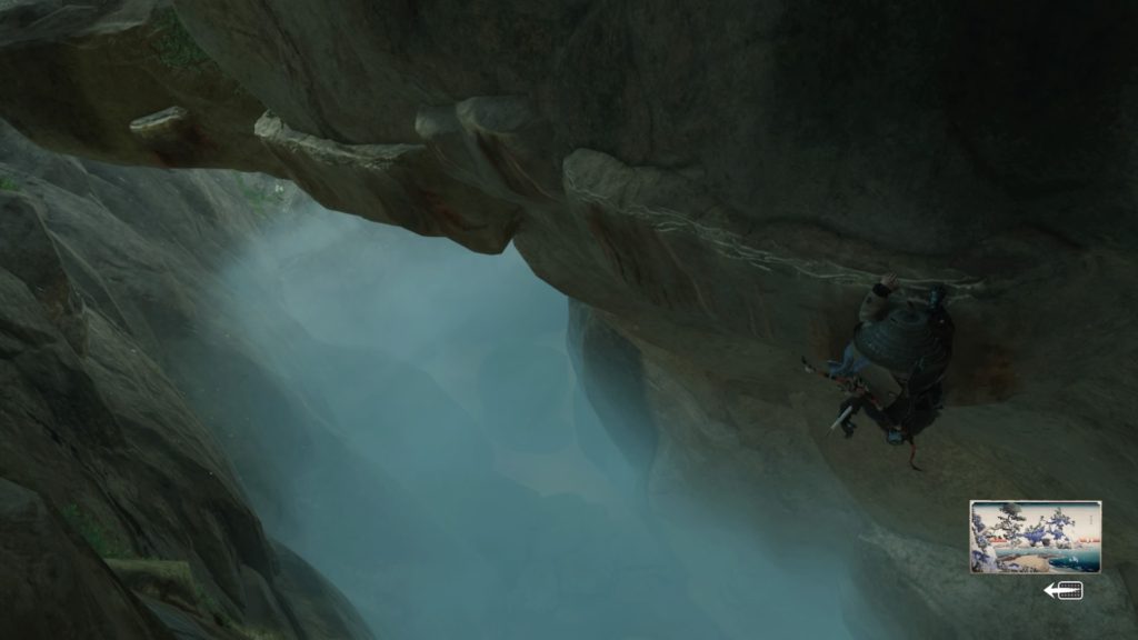 ゴーストオブツシマ　連岩神社　手で渡る参道