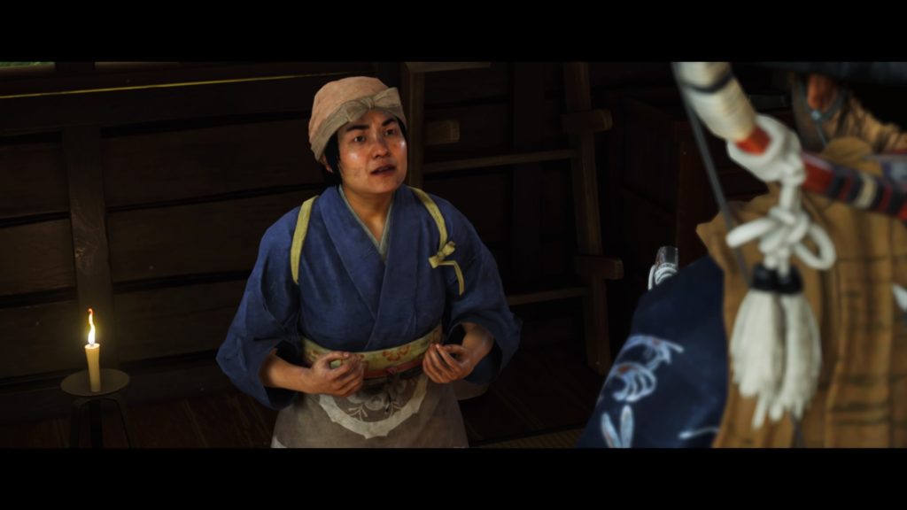 Ghost of Tsushima 夫（浮世草）口を割らないひな