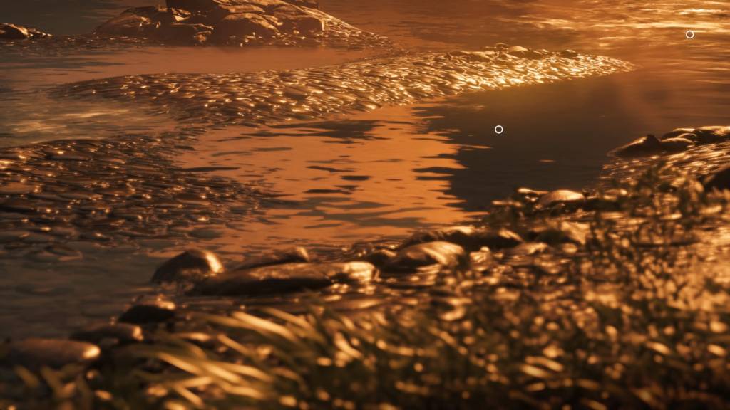 Ghost of Tsushima 日吉の湯（小茂田寄り）水が豊富