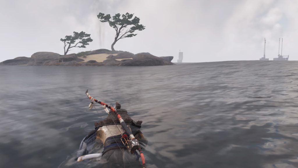 Ghost of Tsushima 海にて惑ふ　堺井仁は泳ぎが得意