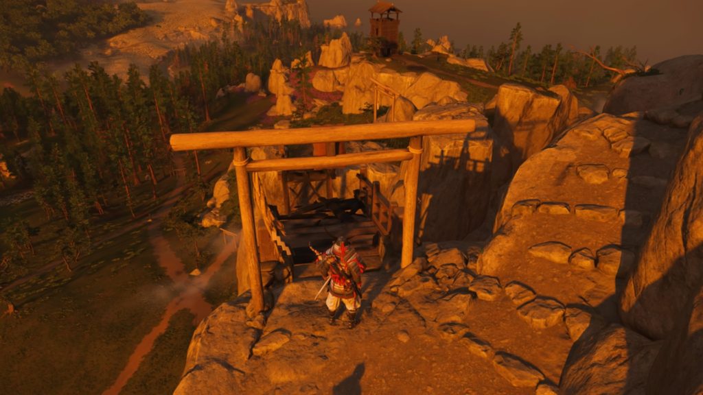 Ghost of Tsushima 矢野岳神社 焼け落ちた橋 ２つ目の向かい側