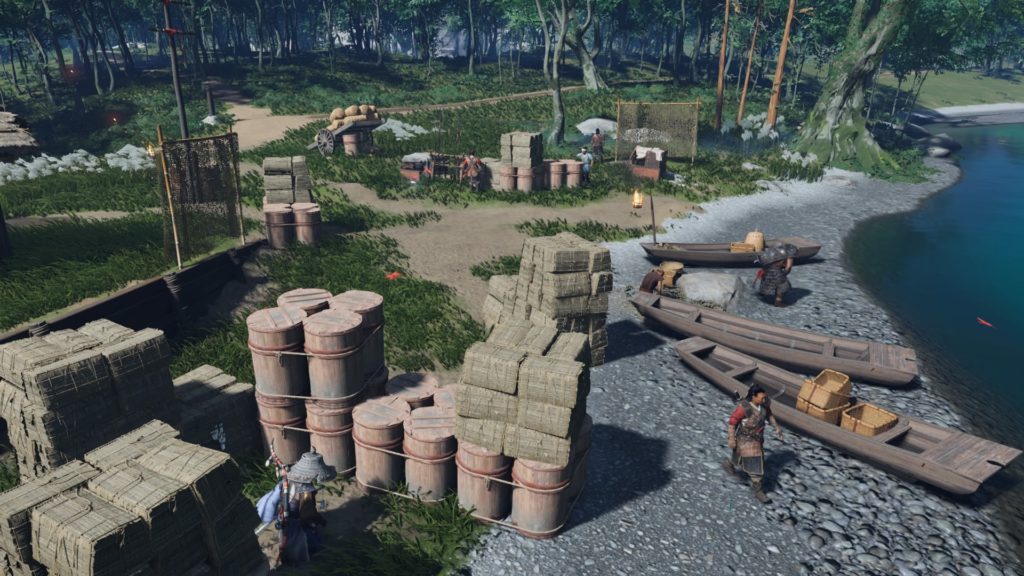 Ghost of Tsushima 酒売りの約束（浮世草）野営に運ばれる