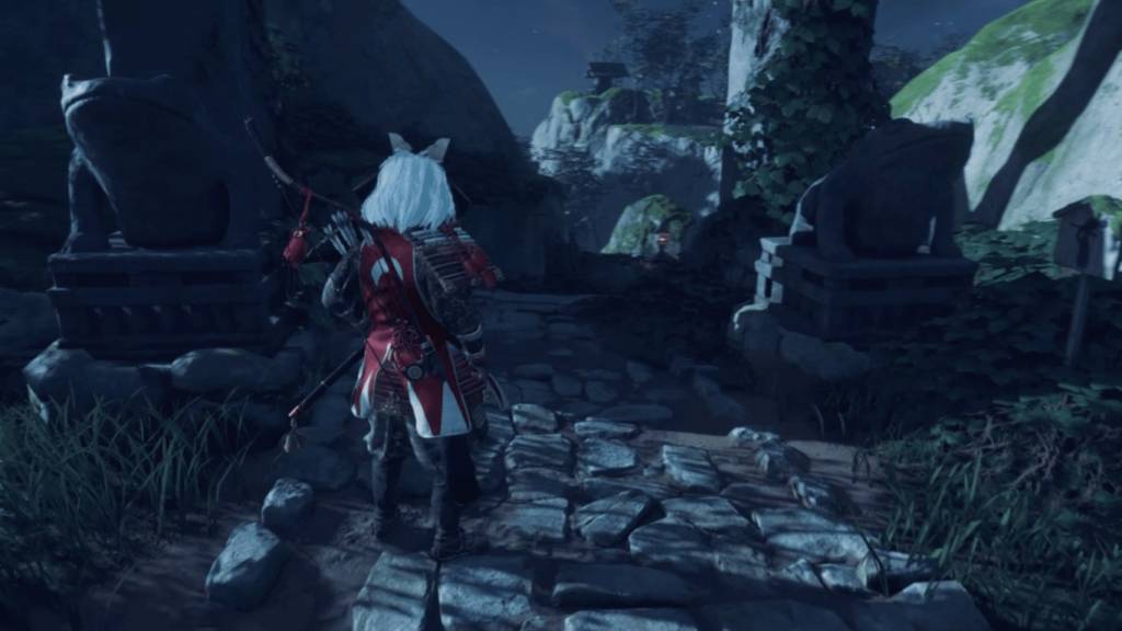 Ghost of Tsushima 栄惠神社 カエルの石像