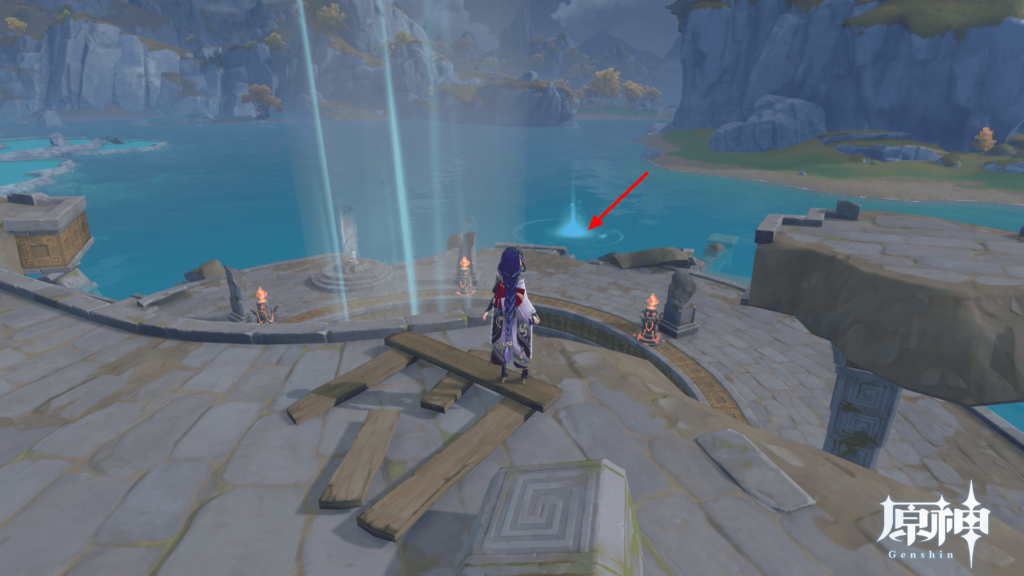 原神　釣り場　漉華の池　詳細画像