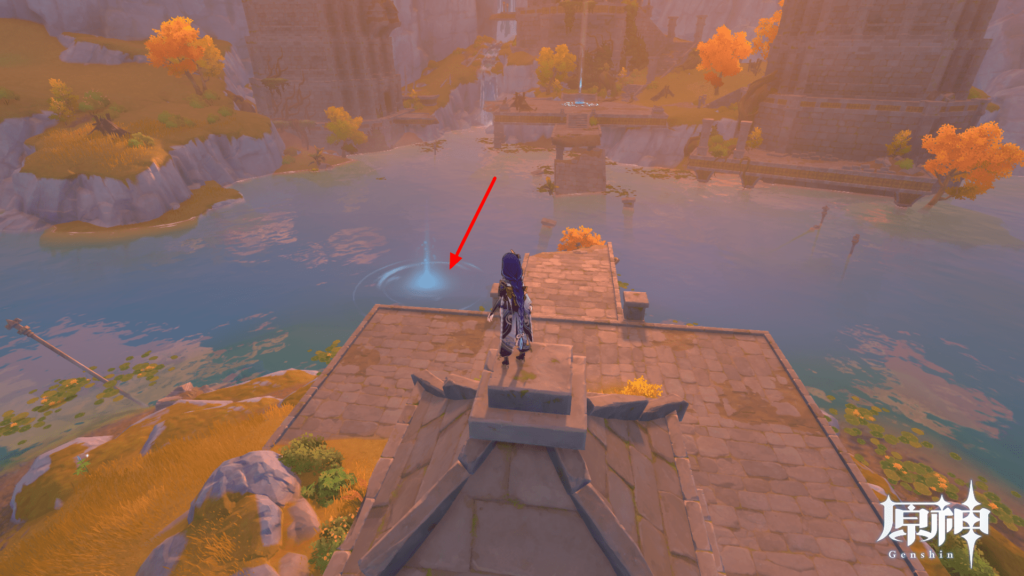 原神　釣り場　天穹の谷　詳細画像