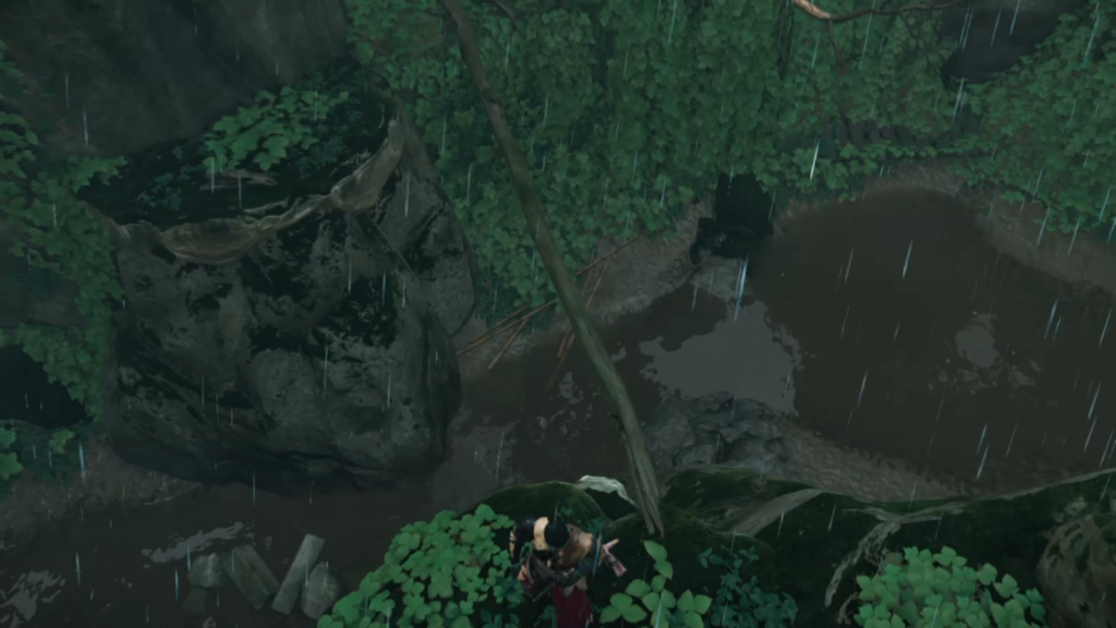 ゴーストオブツシマ　仲蔦神社　木を倒す