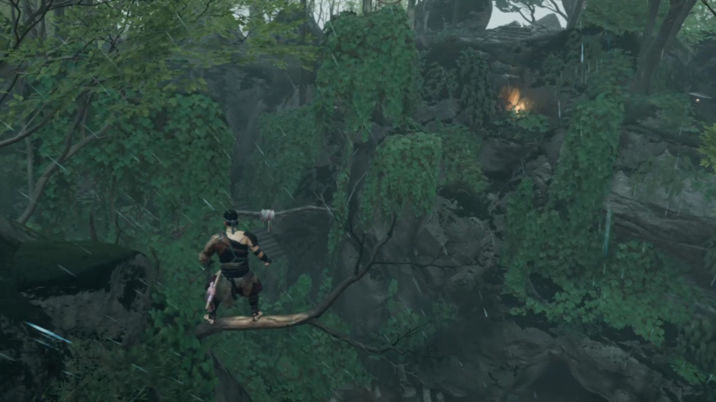 ゴーストオブツシマ　仲蔦神社　鉤縄を使う