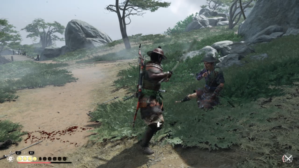 ゴーストオブツシマ　猿神と黒手の陸　柏を殺す