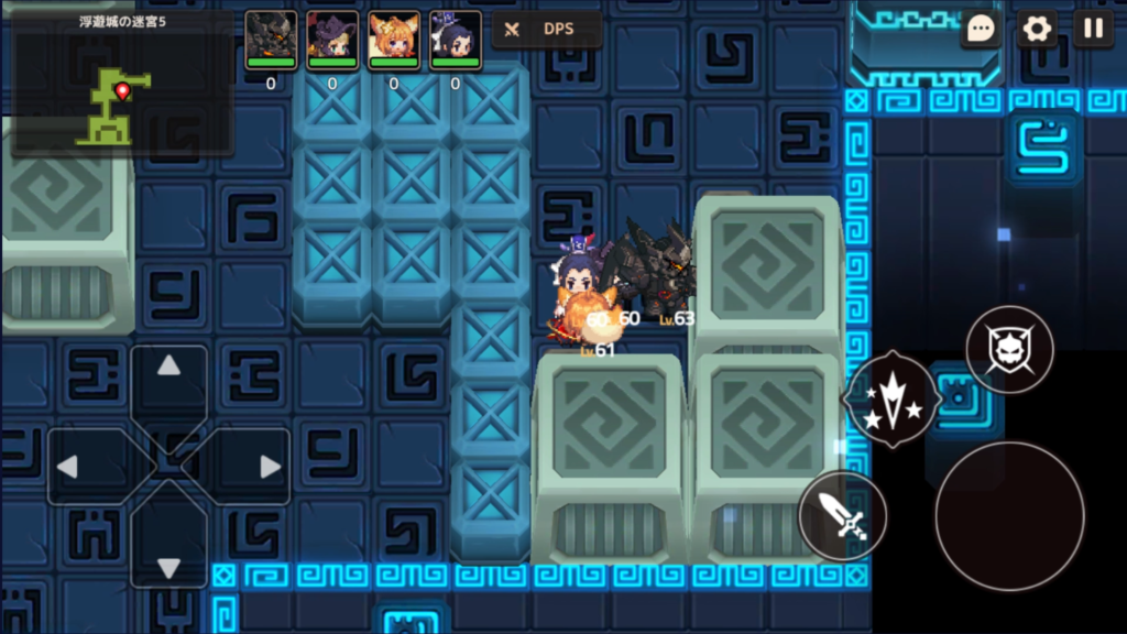 右下の赤ボタンを押す