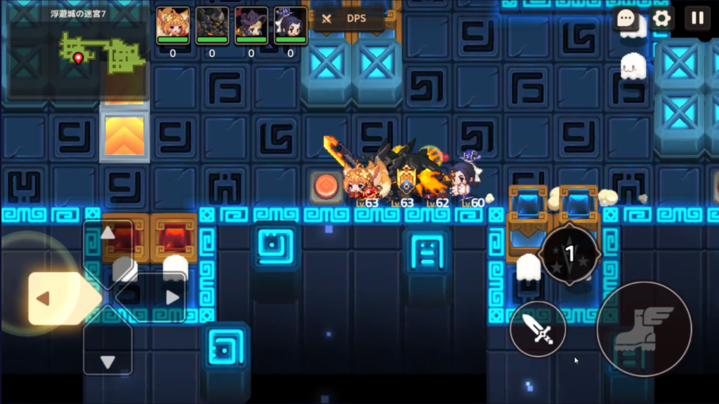 途中の赤ボタンも押す