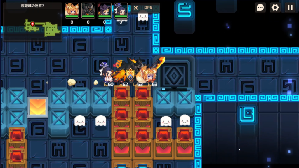 右に真っ直ぐ進めば1つ目のエリアクリア