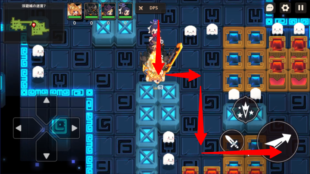 壁にぶつかったら右に進む