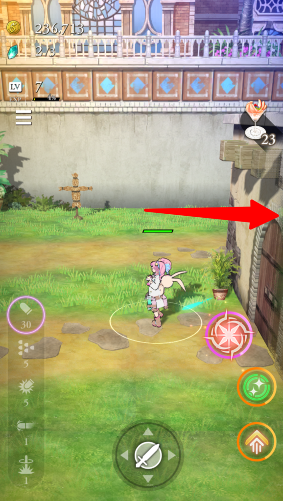 リディ・ドラクロワ　宝箱1つ目への道