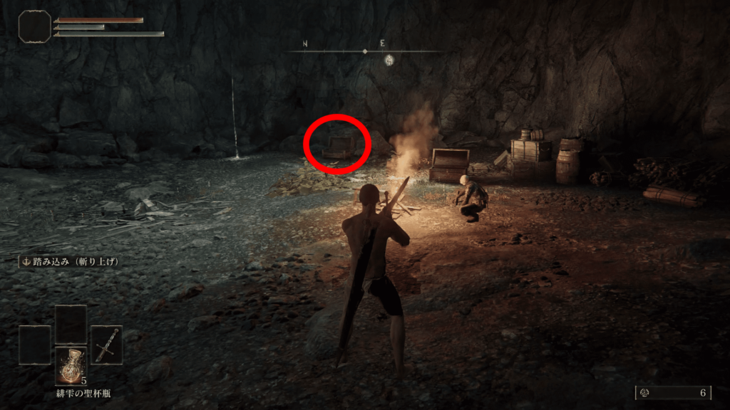 エルデンリング曇り川の洞窟の画像8