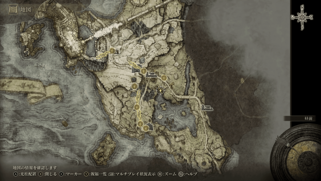 エルデンリングリムグレイブ坑道の画像1