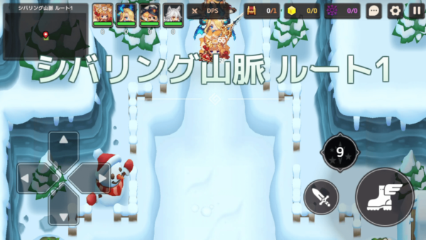 【ガーディアンテイルズ（ガデテル）】ワールド8シバリング山脈「ルート1」｜宝物の取り方【攻略】