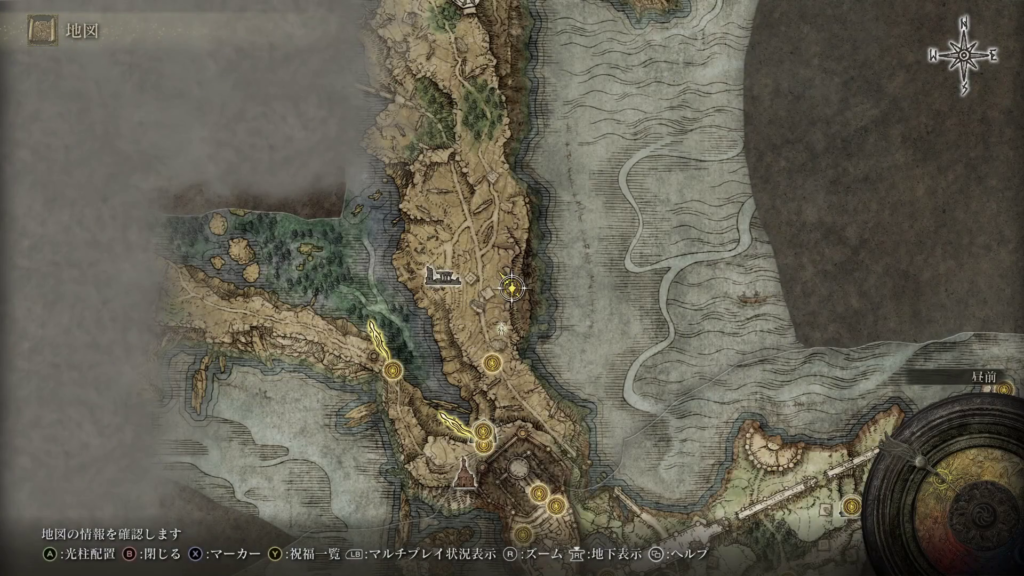 エルデンリング断崖下の地下墓の画像1