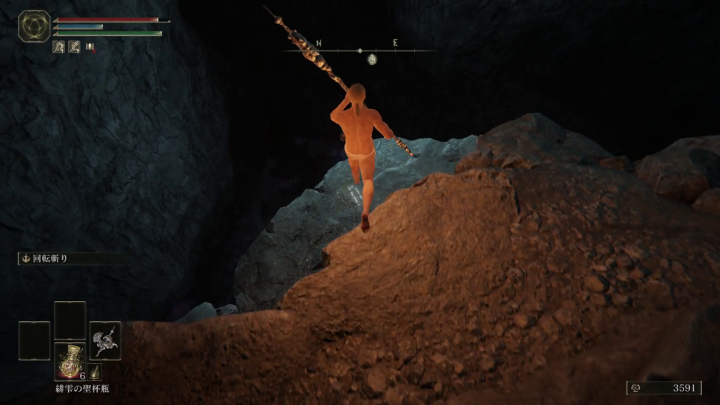 エルデンリング湖脇の結晶洞窟の画像4