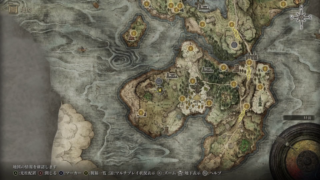 エルデンリング霊廟ヶ原の洞窟の画像1